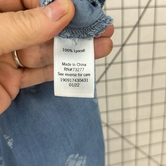 Sonoma Goods For Life x Lauren Lane Pull-On Tiered Skirt L - Picture 7 of 8